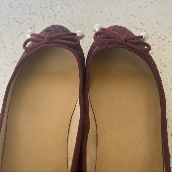 Kate Spade - Cherry red glitter ballet flats - Picture 10 of 11